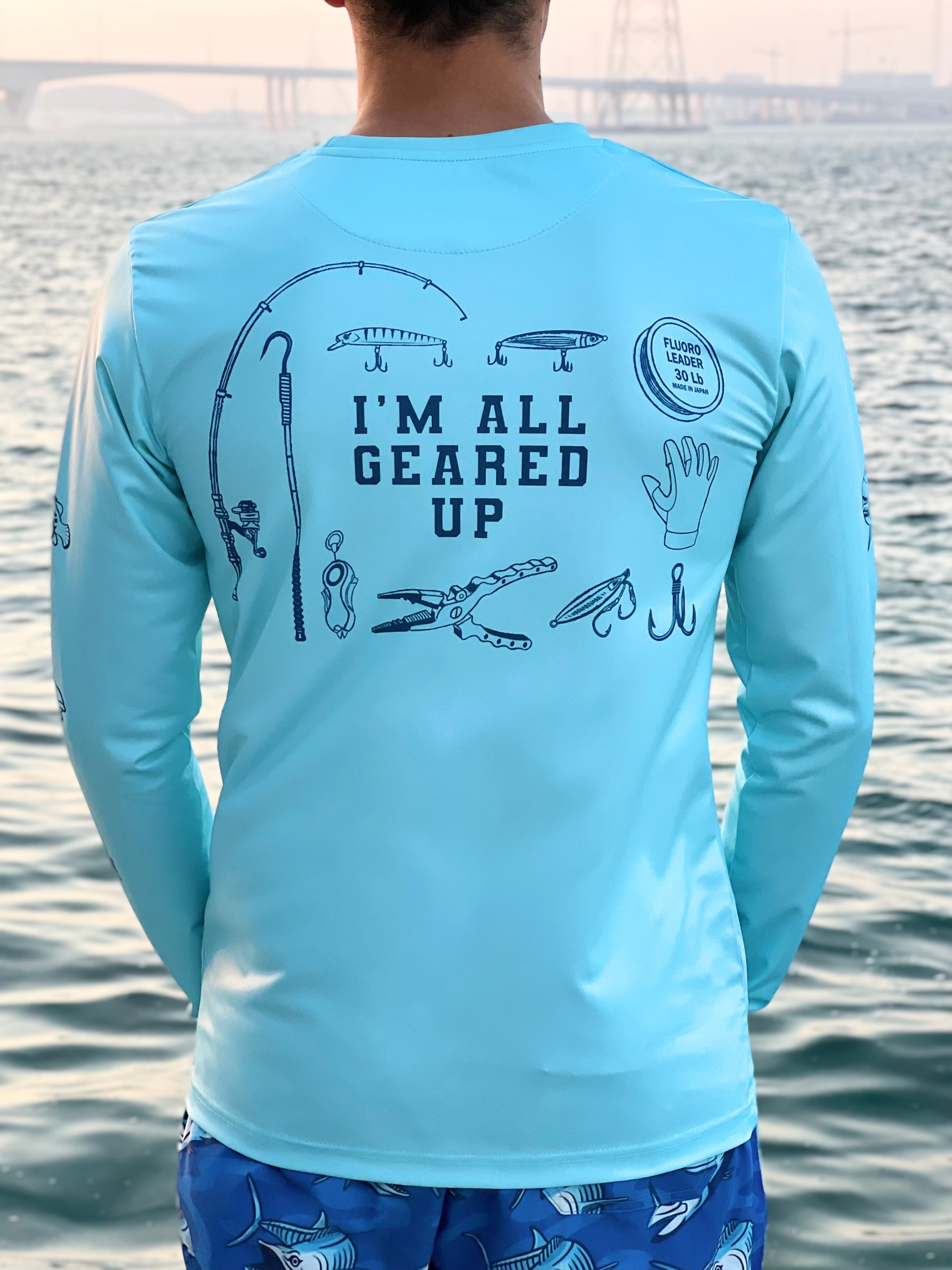 All Geared Up - Long Sleeve Fishing T-shirt